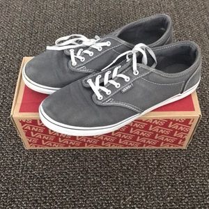 Gray low top Vans